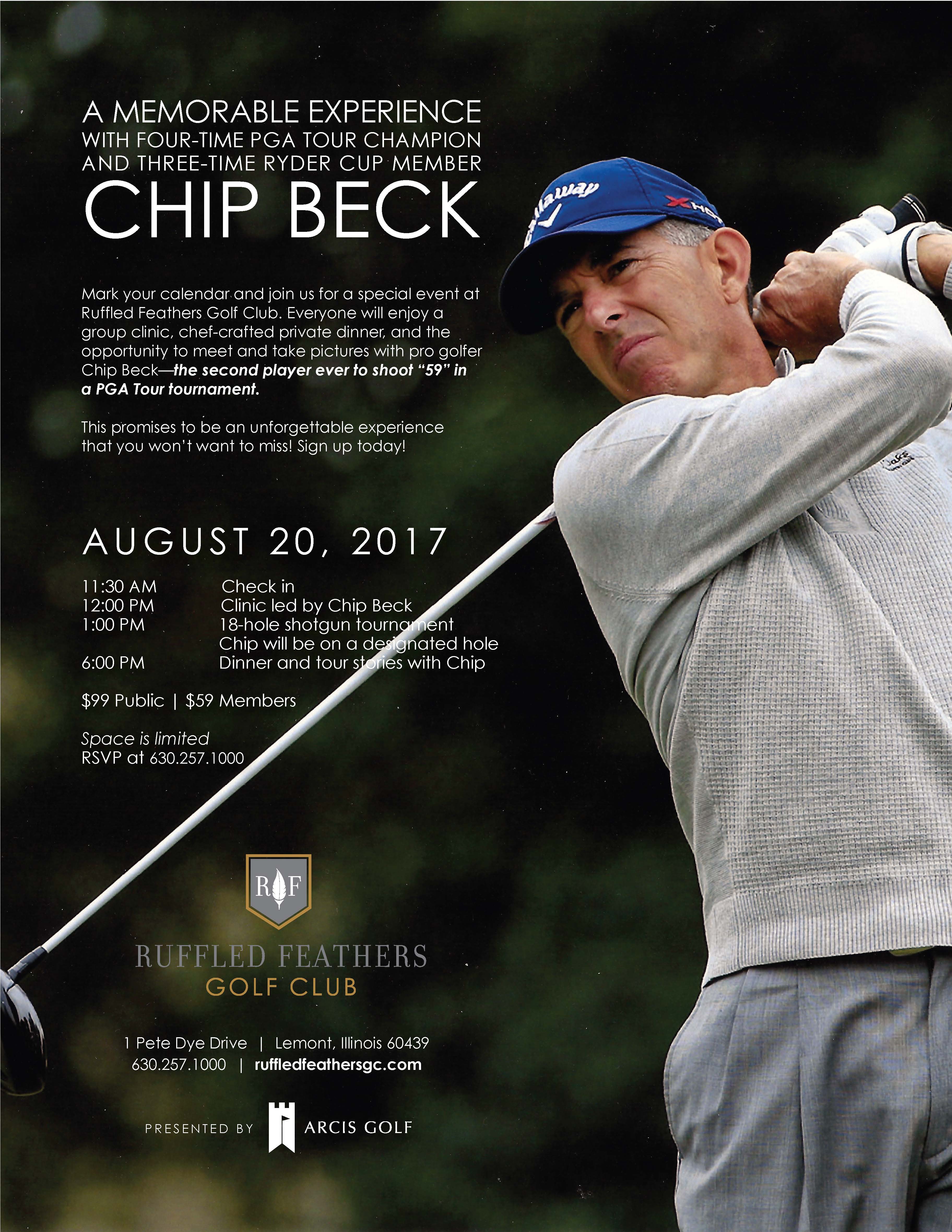 Chip Beck Experience | Ruffled Feathers Golf Club | 2017-08-20